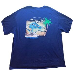Carnival Cruise Shirt Mens 2XL Paradise Valor Ship Boat Beachy Island Streetwear